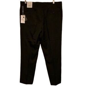 ANGELO ROSSI PE0M SIZE 40X30 BLACK DRESS PANTS **NEW**